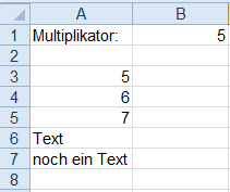 Verwendung der Excel Funktion ISTZAHL