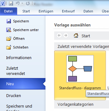 Flowchart Flussdiagramm Ablaufdiagramm Mit Microsoft Visio Erstellen Officecoach24 De